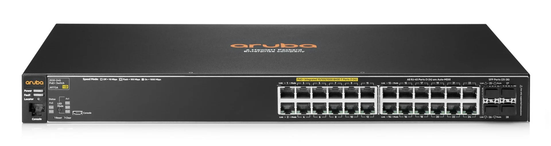 Aruba 2530-24G-PoE+ Switch - J9773A