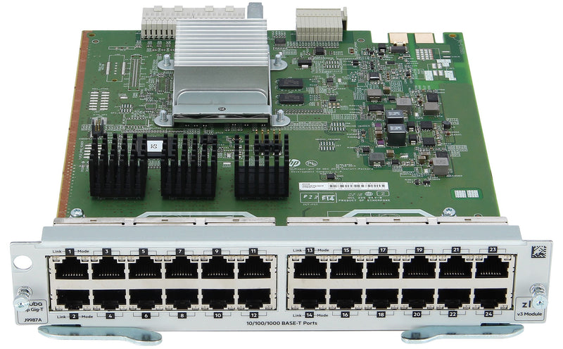 Aruba 5400R 20‑port 10/100/1000BASE‑T PoE+ MACsec/1‑port 40GbE QSFP+ v3 zl2 Module - J9992A