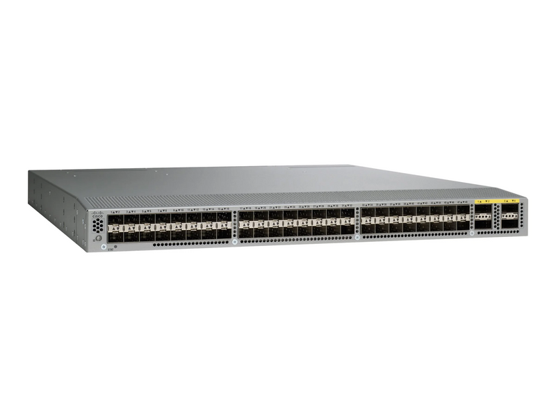 Cisco Nexus 3064PQ 48x 1/10Gbit SFP+ 4x 10/40Gbit QSFP+ Network Switch - N3K-C3064PQ-10GX