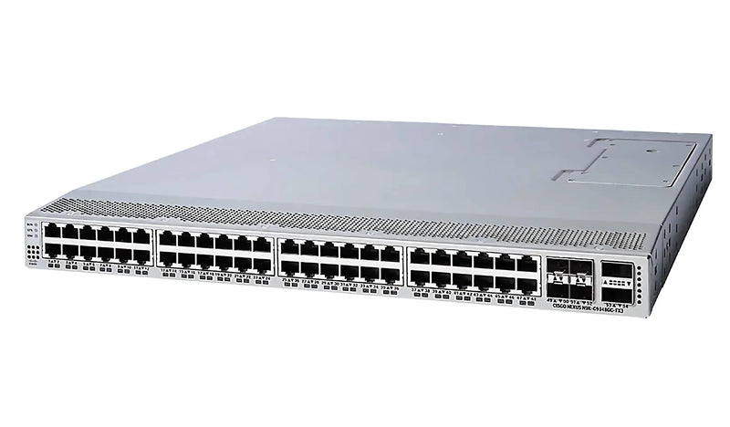 Cisco Nexus 9348GC 48x 1Gbit RJ45, 4x 1/10/25Gbit SFP28 and 2x 40/100Gbit QSP28 Network Switch - N9K-C9348GC-FX3