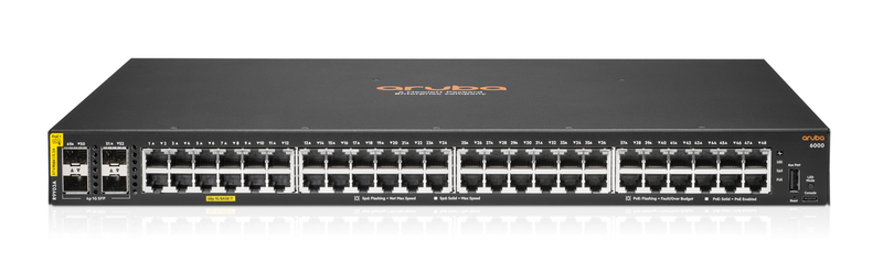 Aruba CX 6000 48G Class4 PoE 4SFP 740W Switch  - R9Y03A