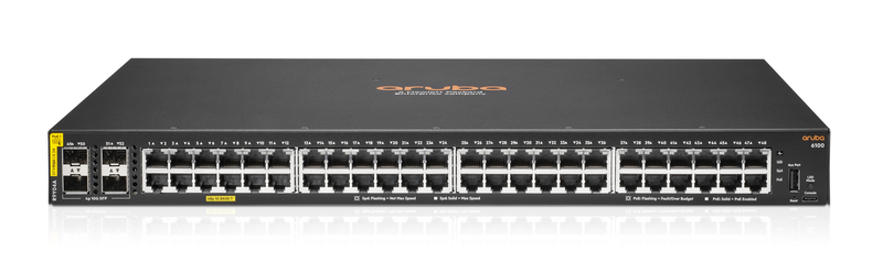 Aruba CX 6100 48G Class4 PoE 4SFP+ 740W Switch - R9Y04A