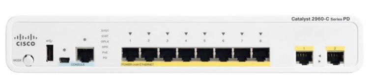 Cisco Catalyst 2960CPD-8TT-L WS-C2960CPD-8TT-L Switch