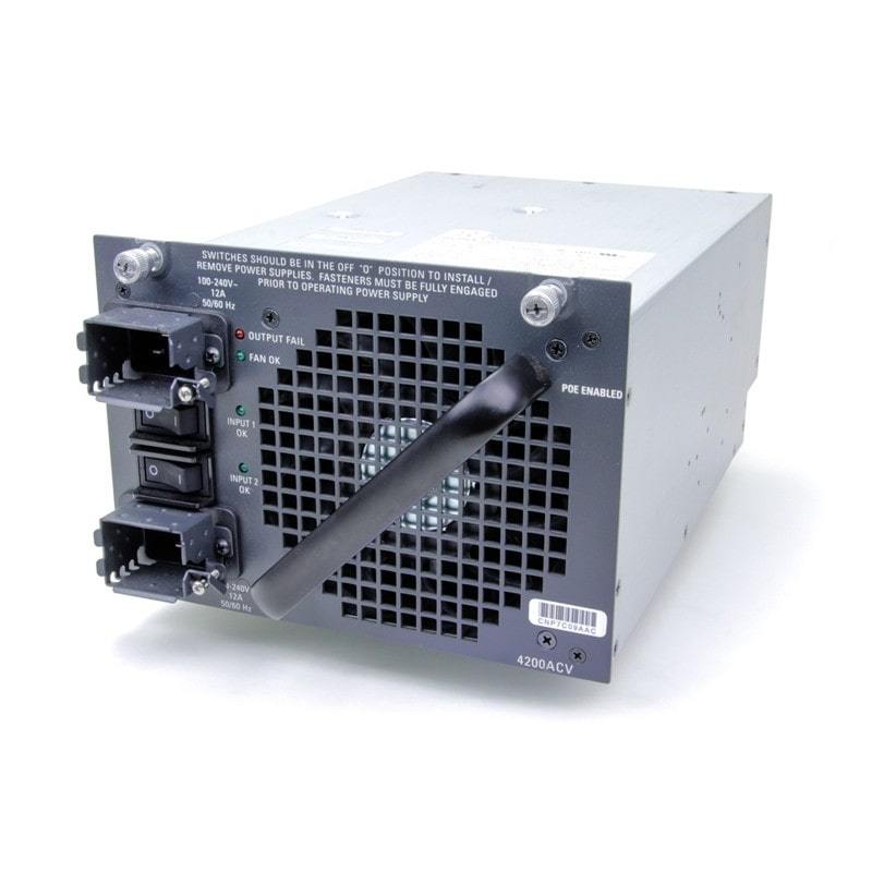 Cisco Catalyst 4500 4200W AC Dual Input Power Supply PWR-C45-4200ACV