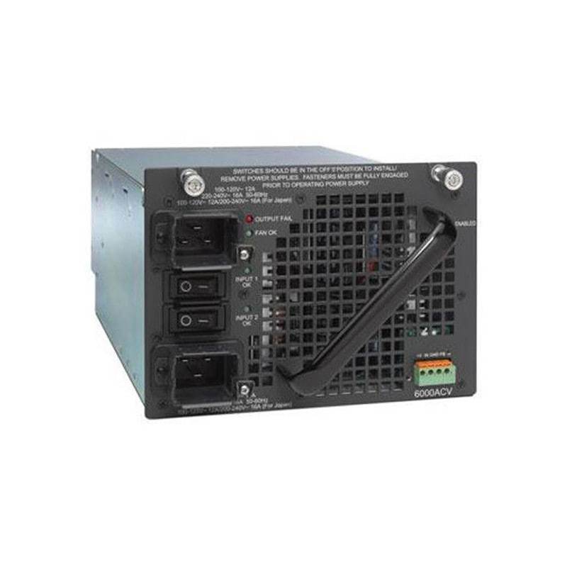 Cisco Catalyst 6000W AC Dual Input Power Supply 4500 PWR-C45-6000ACV