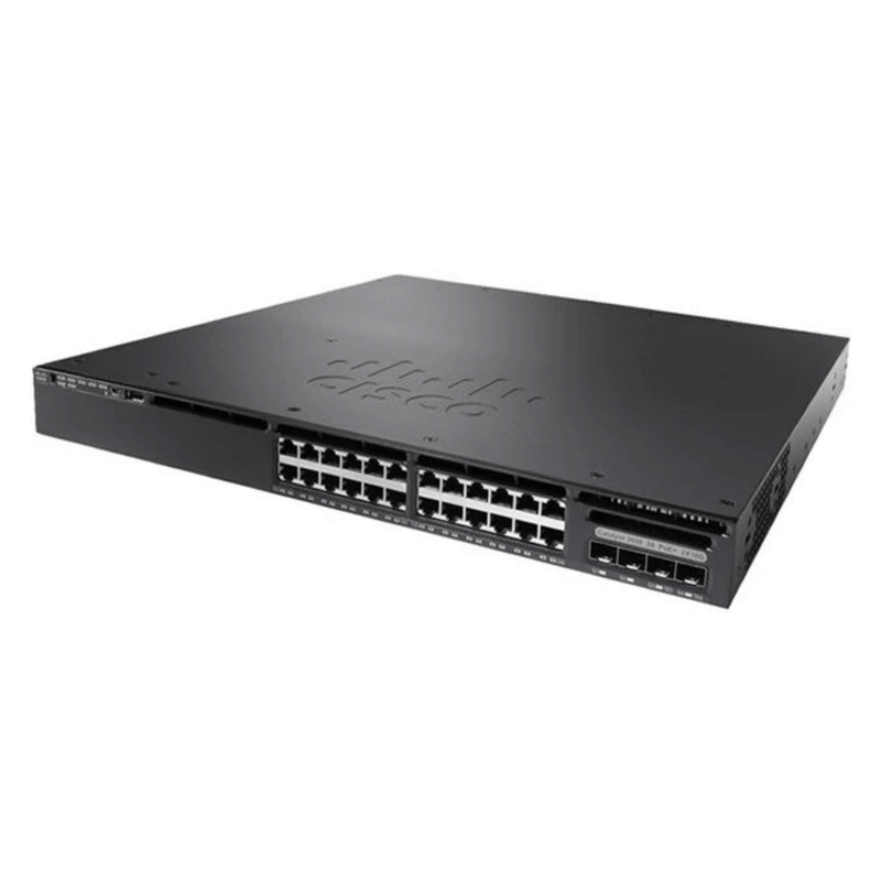 Cisco Catalyst 3650-8X24PD- WS-C3650-8X24PD-L PoE Switch