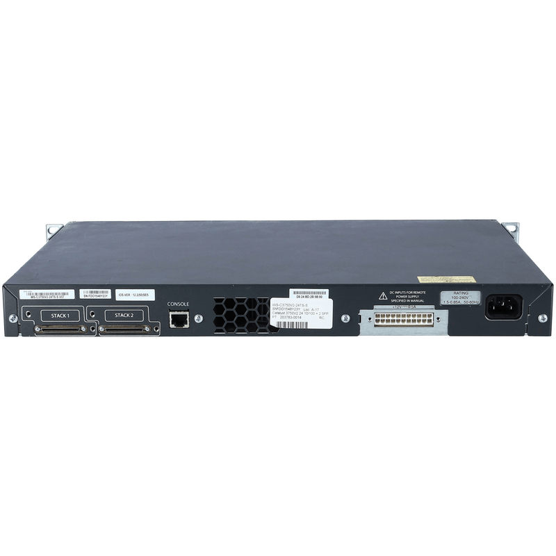 Cisco Catalyst 3750V2-24PS-S WS-C3750V2-24PS-S PoE Switch